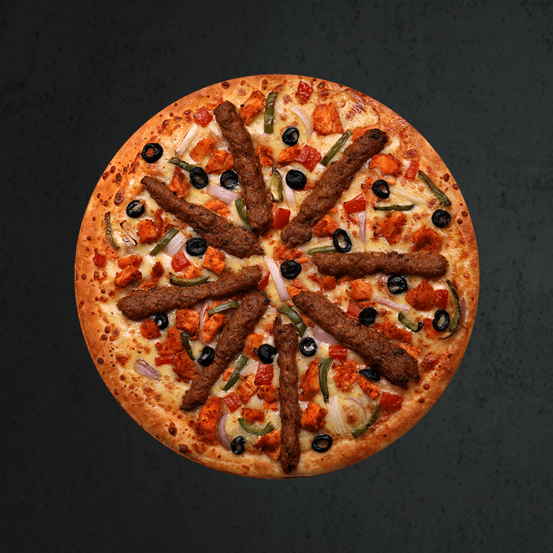 Pizza Sish Kebab  : RJ Tandoori Grill - Doner - Kebab - Pizza - Burger - Take Away